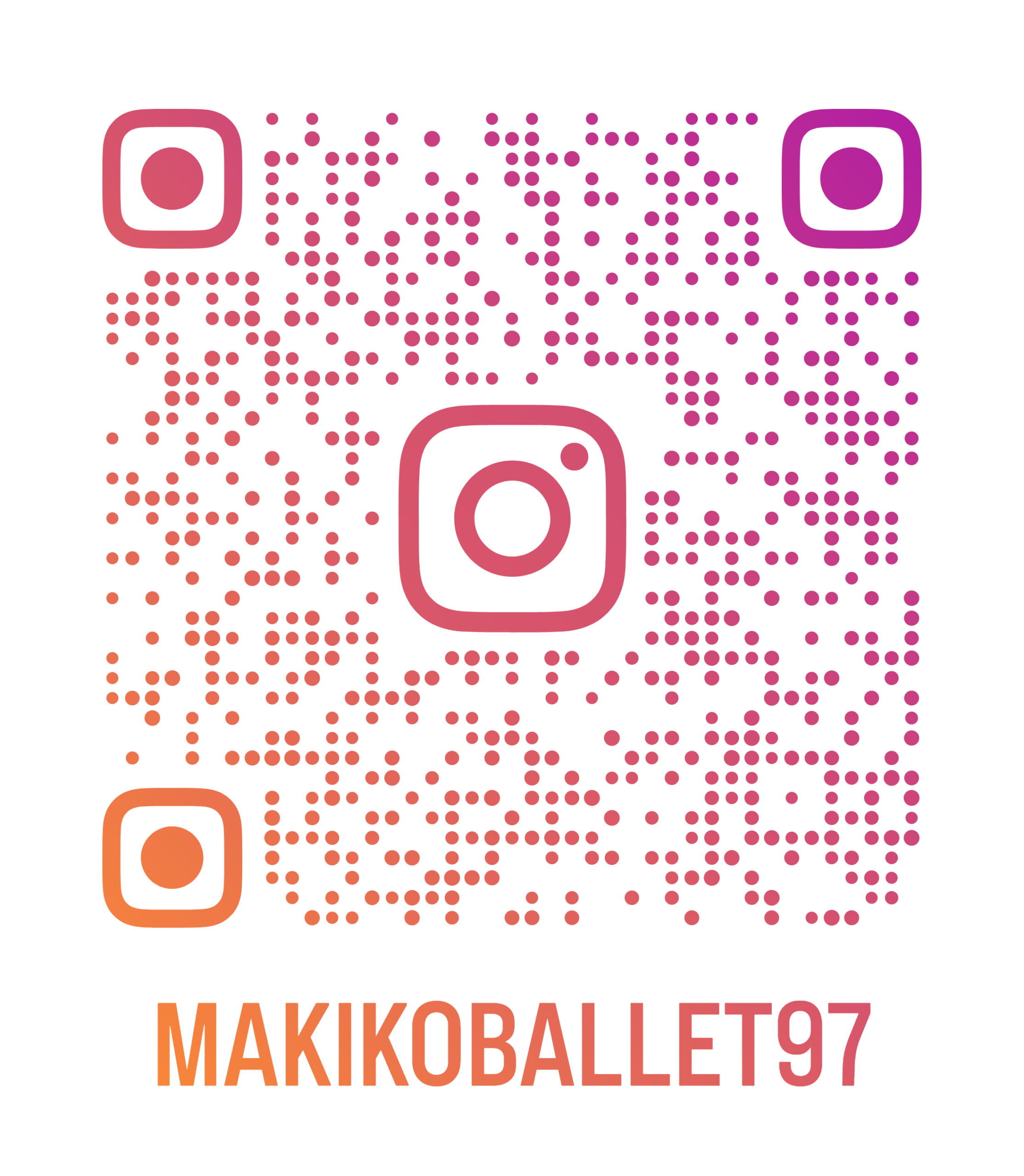 InstagramアカウントQRコード
